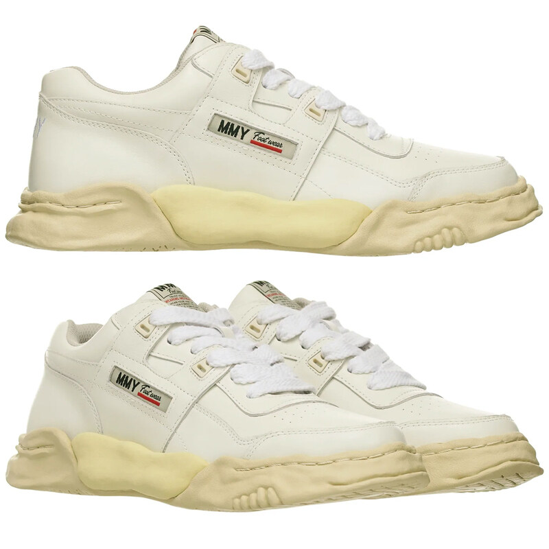23FW 여성 파커 OG 솔 PF 스니커즈 A09FW708 WHITE - Mihara Yasuhiro
