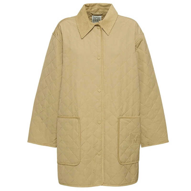 24SS 로고 퀄팅 코듀로이 자켓 WRO1022 FB0169 091 - Toteme