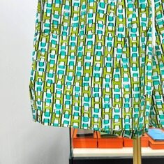 [더럭스] 에르메스 Quadri'H 스윔 트렁크 수영복 그린 L 558101 썸네일 2