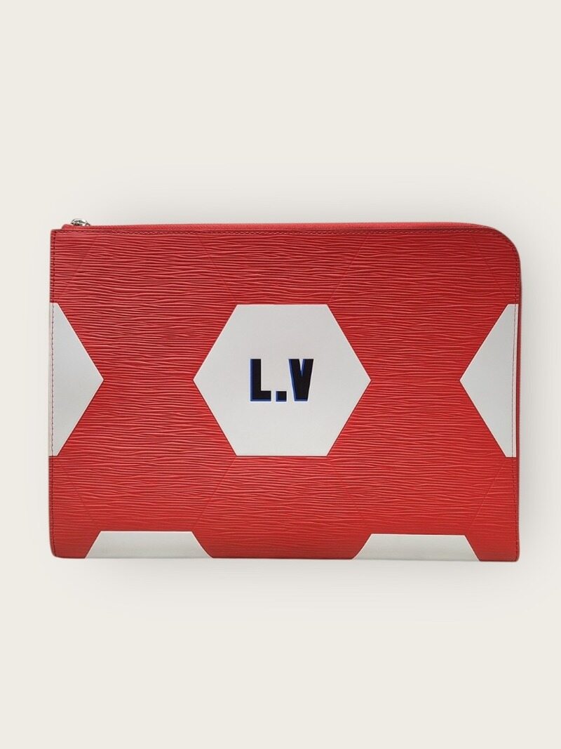 [중고명품/루이스잇] 루이비통 레드 월드컵 포쉐트 클러치백 - Louis Vuitton