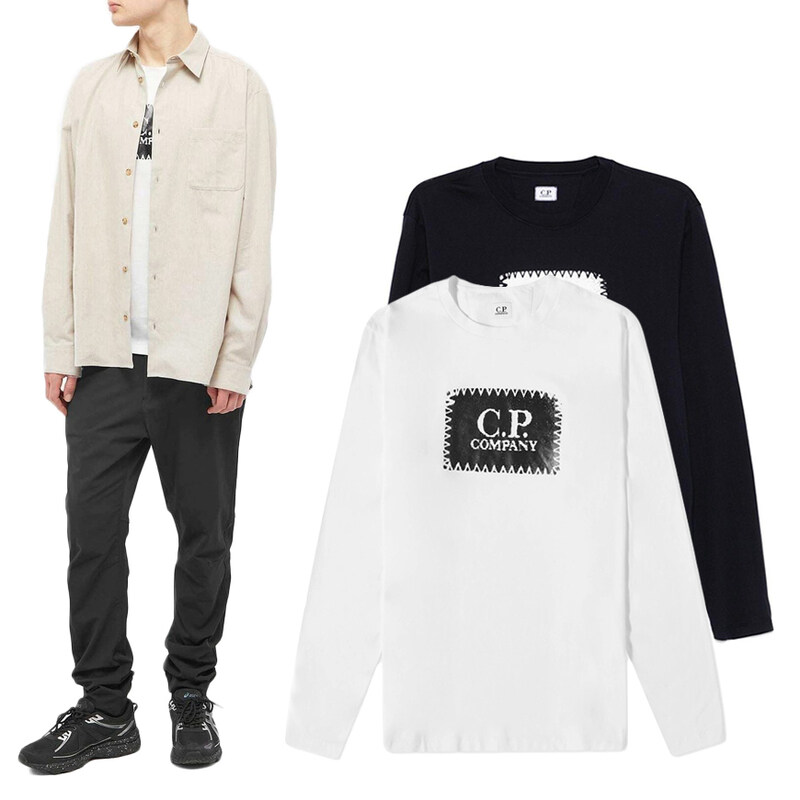 CP 컴퍼니 남성 티셔츠 25SS CP컴퍼니 로고 티셔츠 (세일!!) 18CMTS137A - CP company