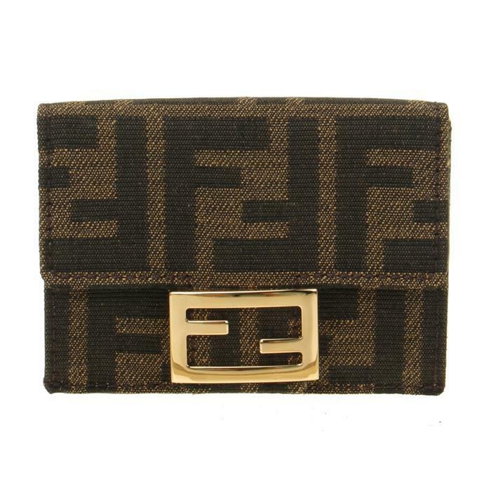 펜디 마이크로 트리폴드 바게트 지갑 / 8M0395 A98P F0A6E - Fendi