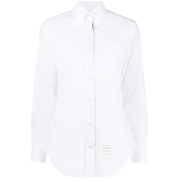 [국내발송] 톰브라운 히든 RWB 포플린 셔츠 화이트 FLL005E 03113 100 - Thom Browne