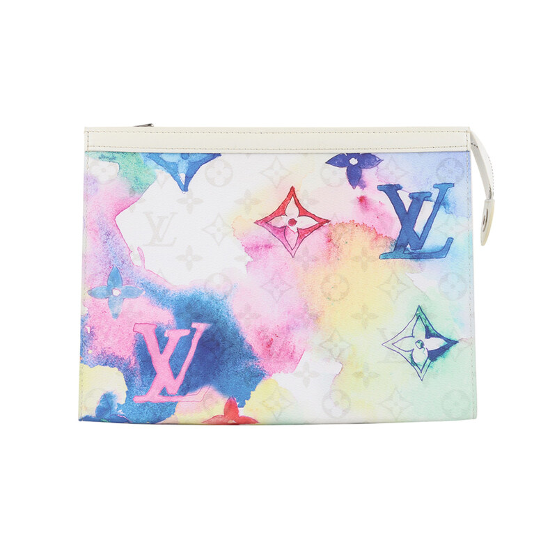 루이비통 M80460 리미티드에디션 워터컬러 포쉐트 보야주 MM 클러치백 34984Y - Louis Vuitton