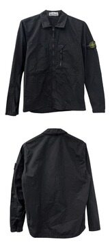 [스톤아일랜드] 23SS 7815106WN V0129 와펜패치 오버셔츠 자켓 블랙 남성 자켓 / TTA 썸네일 3