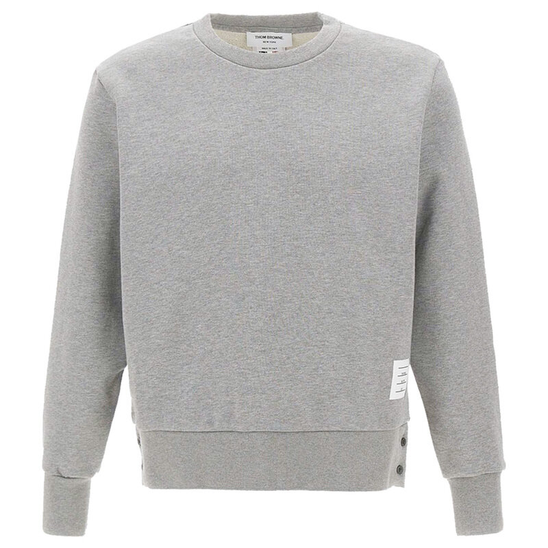 톰브라운 25SS 백 삼선 크루넥 클래식 맨투맨 그레이 MJT085A 03377 055 - Thom Browne