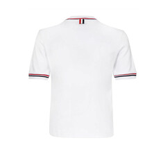 톰브라운 25SS 스트라이프 넥 티셔츠 화이트 FJS152A J0055 100 썸네일 2