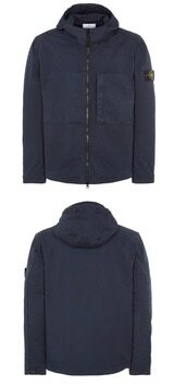 [스톤아일랜드] 23FW 781543310 V0020 와펜패치 수피마 코튼 후드자켓 네이비 남성 자켓 / TTA 썸네일 3