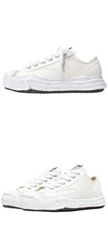 [메종 미하라 야스히로] A05FW702 WH 행크 OG 솔 캔버스 로우탑 스니커즈 화이트 공용 슈즈 / TJ 썸네일 3