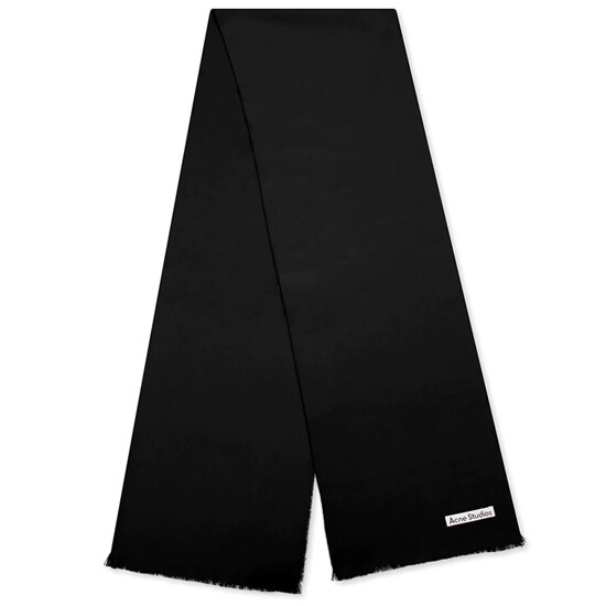 [아크네] CA0150 900 헤비 울 스카프 블랙 스카프 / TJ - Acne Studios
