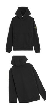 [스톤아일랜드] 23FW 791561720 V0029 와펜패치 후드티셔츠 블랙 남성 티셔츠 / TTA 썸네일 3