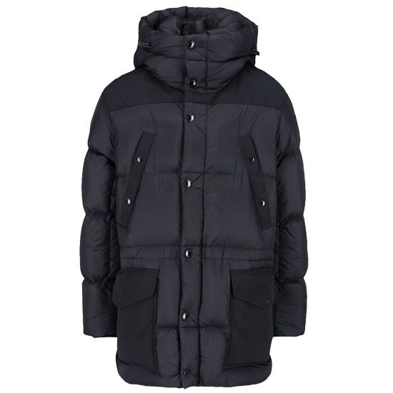 [버버리] 8073306 린드포드 다운 후드 롱패딩 블랙 남성 자켓 / TJ - Burberry