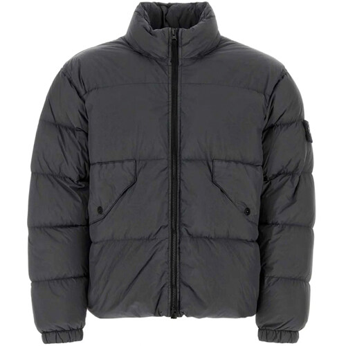 [스톤아일랜드] 23FW 791540623 V0062 와펜패치 크링클랩스 패딩자켓 다크 그레이 남성 패딩 / TLS - Stone Island