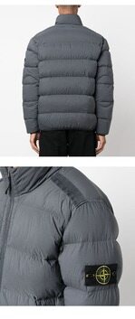 [스톤아일랜드] 23FW 791544028 V0062 심리스 터널 나일론 다운 패딩 다크그레이 남성 패딩 / TLS 썸네일 4