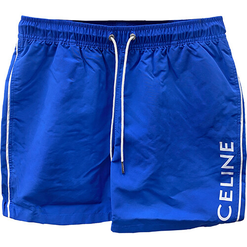 [셀린느] 2Z393519U 07RB 로고 나일론 스윔 팬츠 블루 남성 팬츠 / TJ - Celine