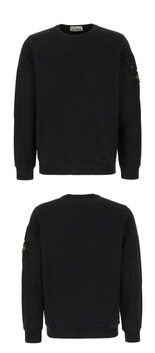 [스톤아일랜드] 24FW 811563920 V0029 와펜패치 포켓 라운드 맨투맨 블랙 남성 맨투맨 / TTA 썸네일 3