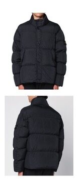 [스톤아일랜드] 24FW 811540123 V0029 와펜패치 크링클랩스 넥 다운 패딩 블랙 남성 자켓 / TJ 썸네일 3