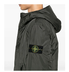 [스톤아일랜드] 24FW 811540823 V0062 와펜패치 가먼트 다이드 크링클랩스 리나일론 패딩 다크 그레이 남성 패딩 / TTA 썸네일 4