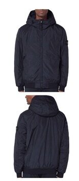 [스톤아일랜드] 24FW 811540823 V0020 와펜패치 가먼트 다이드 크링클랩스 리나일론 패딩 네이비 남성 패딩 / TJ 썸네일 3