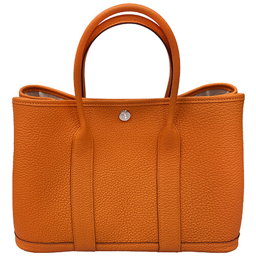 [에르메스] 네곤다 카프스킨 가든 파티 30 백 오렌지 가방 H051568CK93 / TPM - Hermes
