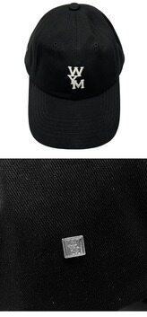 [우영미] WYM패치 로고 볼캡 블랙 모자 W251AC51661B / TR 썸네일 4