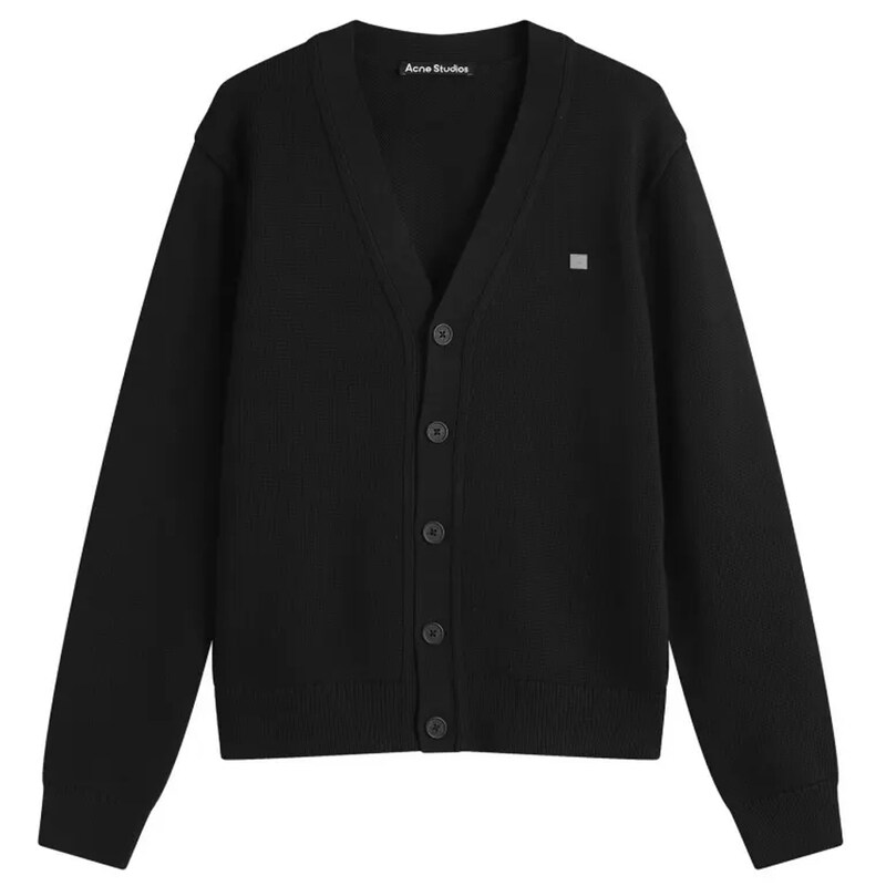 25SS 여성 페이스 패치 레귤러핏 가디건 C60104 900 - Acne Studios