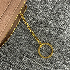 압구정 더팩토리 25SS 프라다 삼각 로고 사피아노 키체인 카드 지갑 / 파우더 핑크 (1PP122 QHH F0236) 썸네일 6