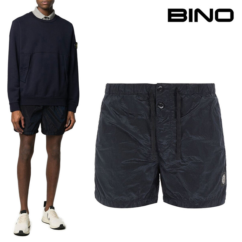 스톤 아일랜드 남성 남자 수영복 스톤아일랜드 나일론 스윔 쇼츠 K1S15B100006S0043 - Stone Island