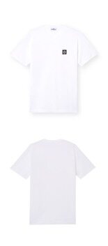 [스톤아일랜드] 25SS 패치로고 클래식 반팔 티셔츠 화이트 남성 티셔츠 K1S152100039 S0013 V0001 / TLC 썸네일 3