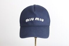 미우미우 볼캡 네이비 썸네일 1