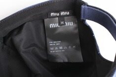미우미우 볼캡 네이비 M 썸네일 6