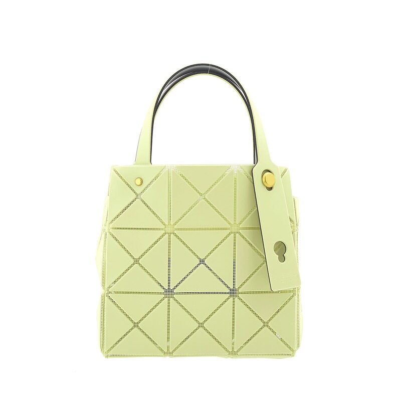 [바오바오] 캐럿 스몰 토트백 BB56AG610_52_NEON YELLOW - Issey Miyake