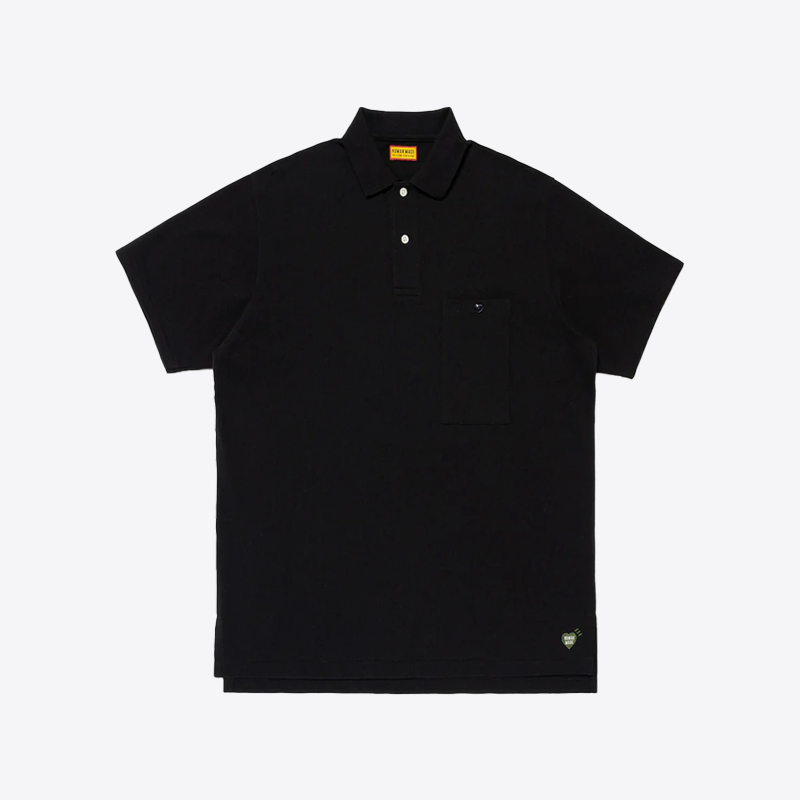 휴먼메이드 빅 폴로 반팔 티셔츠 (블랙) HM29CS025 - Human Made