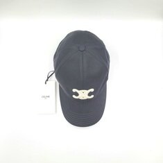셀린느 트리옹프 베이스볼 캡 코튼 볼캡 명품 야구 모자 블랙 2AUT6969P-38NO 썸네일 2