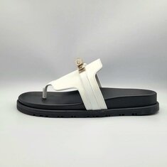에르메스 엠파이어 여성 샌들 슬리퍼 쪼리 블랑 화이트 H232116Z 썸네일 3