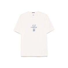 CP 25SS 로고 자수 티셔츠 화이트 18CMTS109A 110301W 103 썸네일 1