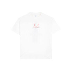 CP 25SS 로고 프린트 티셔츠 화이트 18CMTS141A 005100W 103 썸네일 1