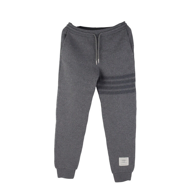 톰브라운 FJQ100A 4바 패치 울 스웨트 팬츠 40사이즈 35137-3 - Thom Browne