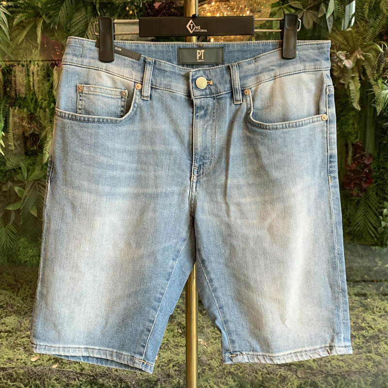 피티 토리노 남성 반바지 워싱 연청 C5BPD5Z0TX2550 ML43 - Pt Torino