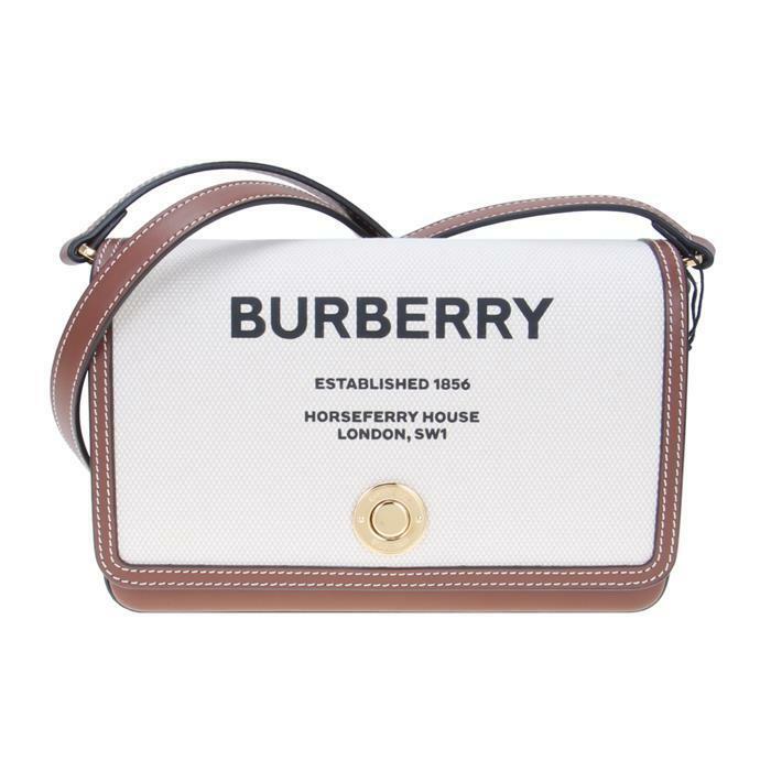 버버리 호스페리 캔버스 레더 미니 노트 백 / 8055220 1 - Burberry