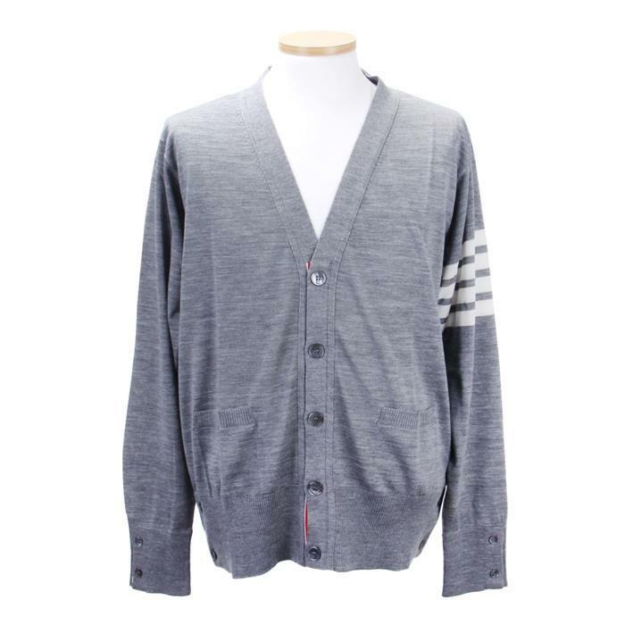 톰브라운 울 브이넥 4바 가디건 / MKC002A Y1014 058 - Thom Browne