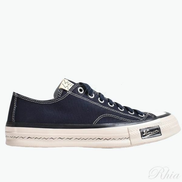 비즈빔 스캐그웨이 LO 0125101001002 네이비 로우 스니커즈 - Visvim