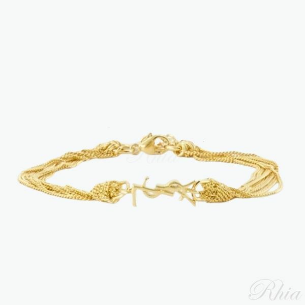 생로랑 26SS 카산드레 메탈 테슬 브레이슬릿 804330 Y1500 8030 - Saint Laurent
