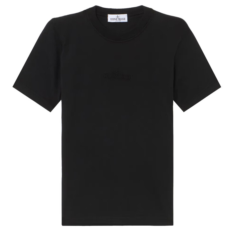 25SS 키즈 티셔츠 블랙 K1S16 2100007 S0050 V0029 - Stone Island