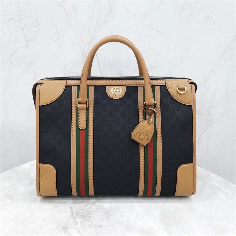 [럭스유] 구찌 GG 슈프림 바울레토 캔버스 더플백 715671 - Gucci