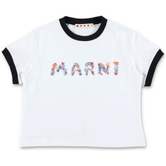 25SS 키즈 플로럴 로고 티셔츠 M01428 M00HZ 0M100 썸네일 1
