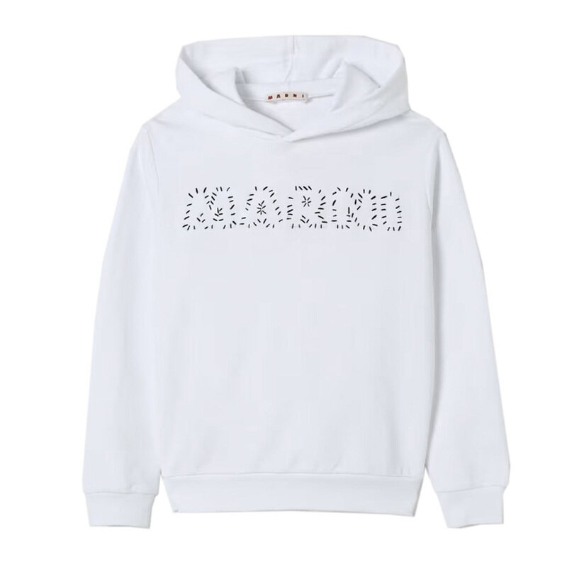 25SS 키즈 로고 자수 후드티 M01409 M00V1 0M100 - Marni
