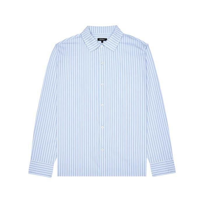 [밀라코/국내발송] 말본골프 루네디 면 셔츠 M5111LTL03BLU - Malbon
