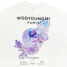 25SS 3D 코랄 백로고 티셔츠 화이트 W251TS05 701W 썸네일 3