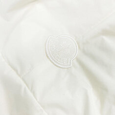 25FW 로고 패치 후드 바람막이 자켓 화이트 2F000 13 596TM 032 썸네일 3